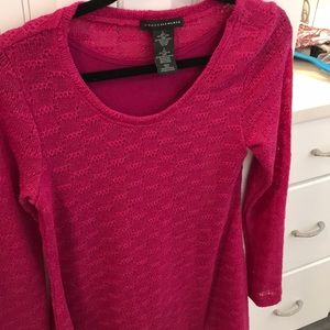 Grace Elements  Gorgeous lined knit top, sz lg Tub 6